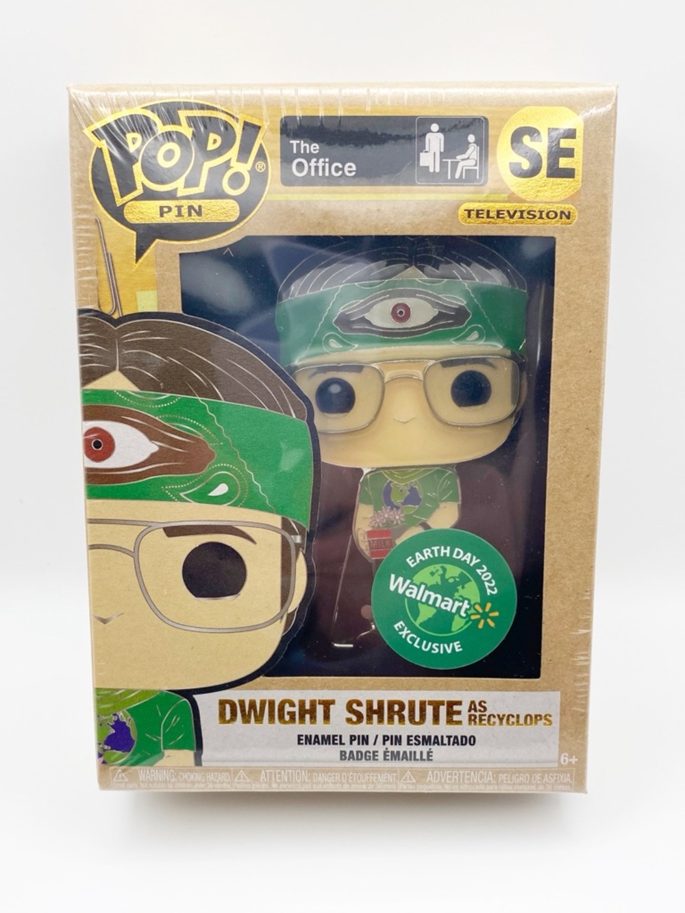The Office Dwight as Recyclops Funko Enamel Pin